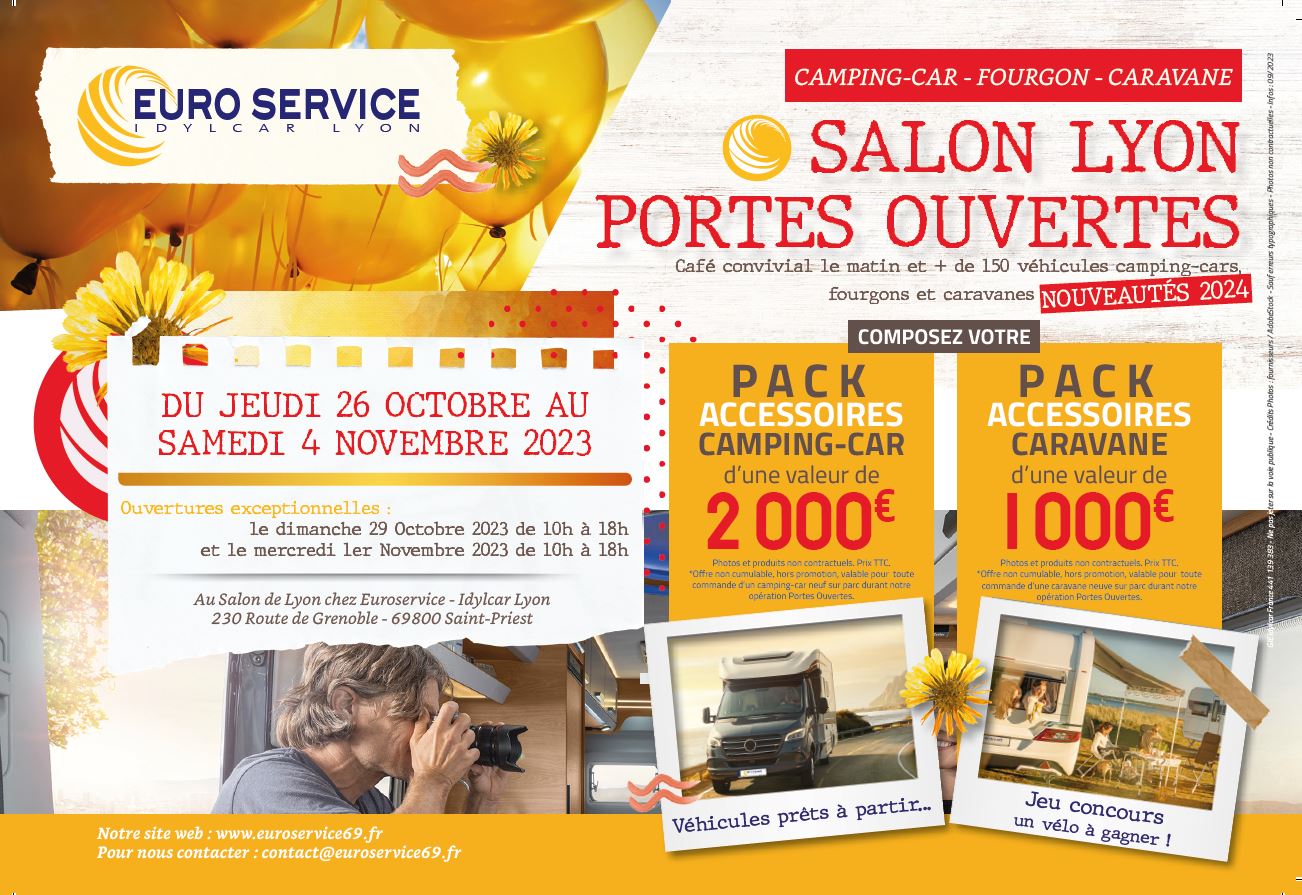 Salon du camping-car de LYON  26/10/2023
